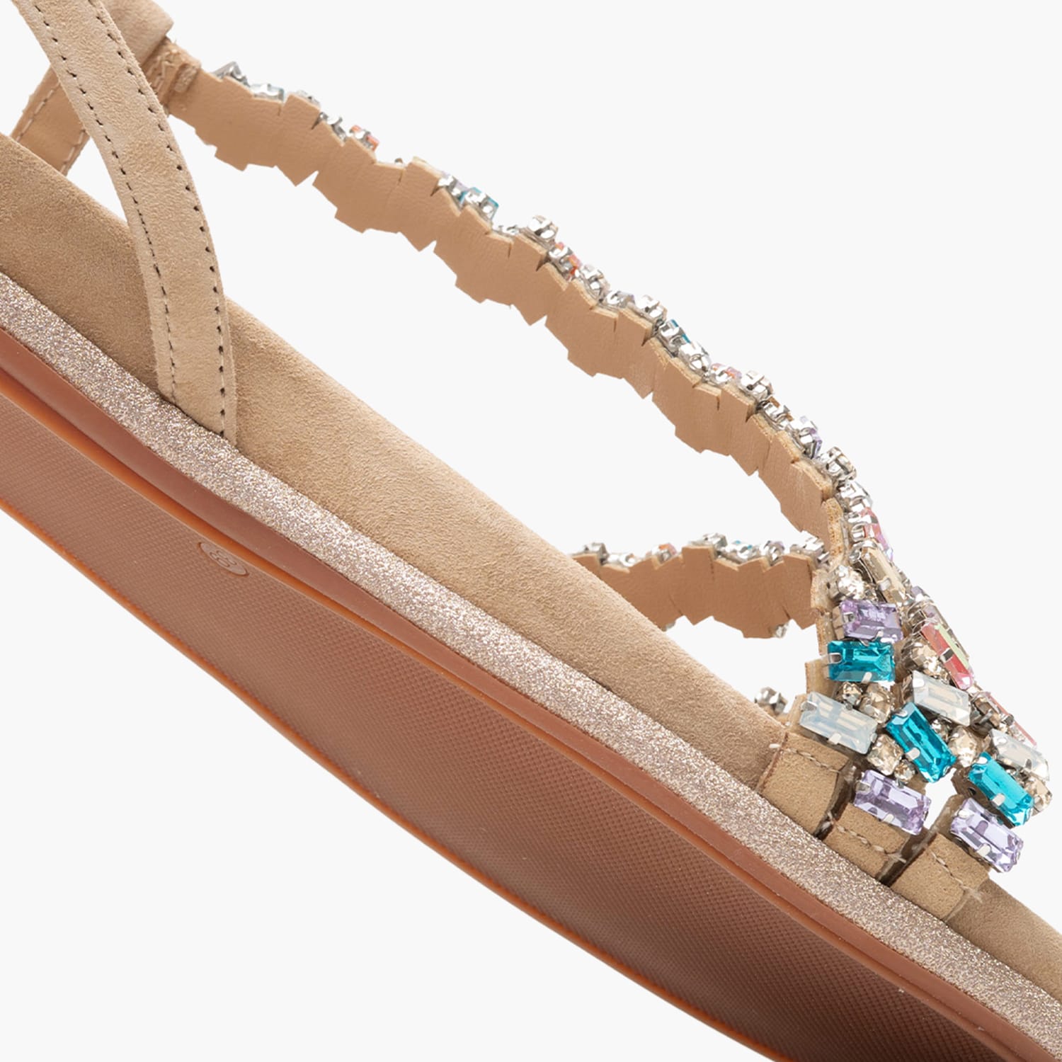 Γυναικεία Flats V251614 Μπεζ Strass Alma En Pena Γυναικεία Flats V251614 Μπεζ Strass Alma En Pena
