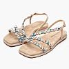 Γυναικεία Flats V251614 Μπεζ Strass Alma En Pena Γυναικεία Flats V251614 Μπεζ Strass Alma En Pena