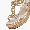 Women Platforms High V2551261 Gold Strass Alma En Pena