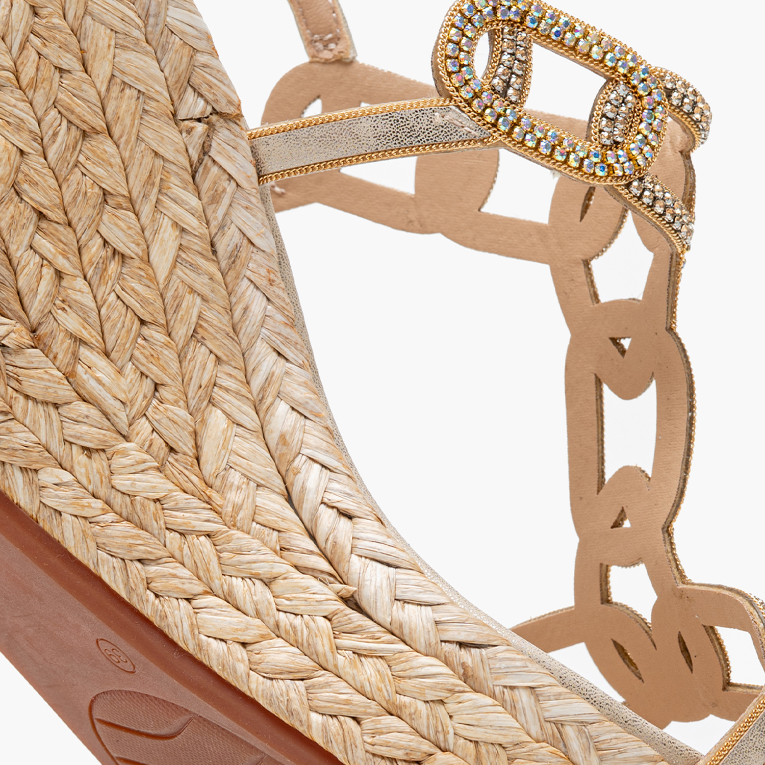 Women Platforms High V2551261 Gold Strass Alma En Pena