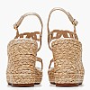 Women Platforms High V2551261 Gold Strass Alma En Pena