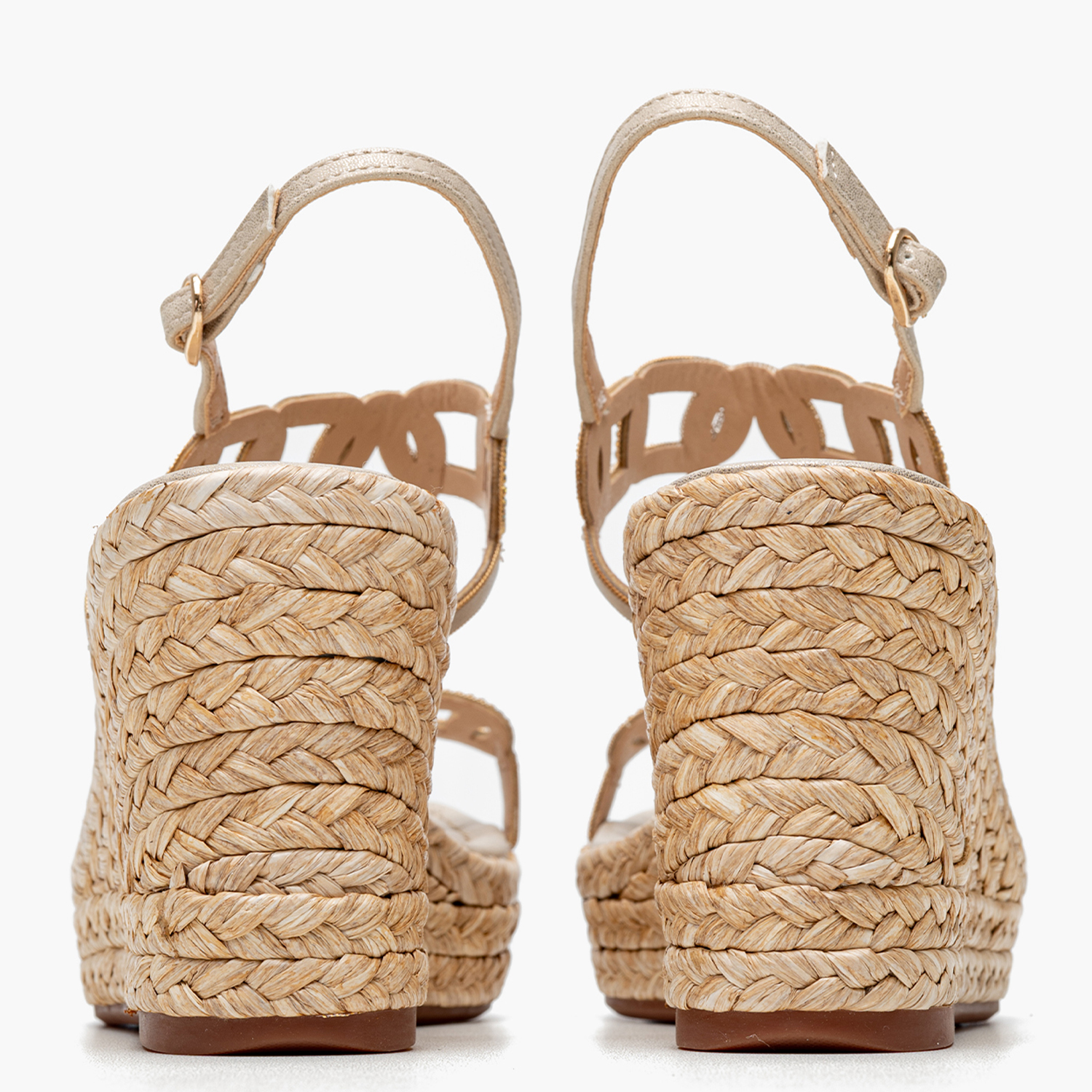 Women Platforms High V2551261 Gold Strass Alma En Pena