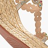 Women Platforms High V2551267 Platinum Leather Alma En Pena Women Platforms High V2551267 Platinum Leather Alma En Pena