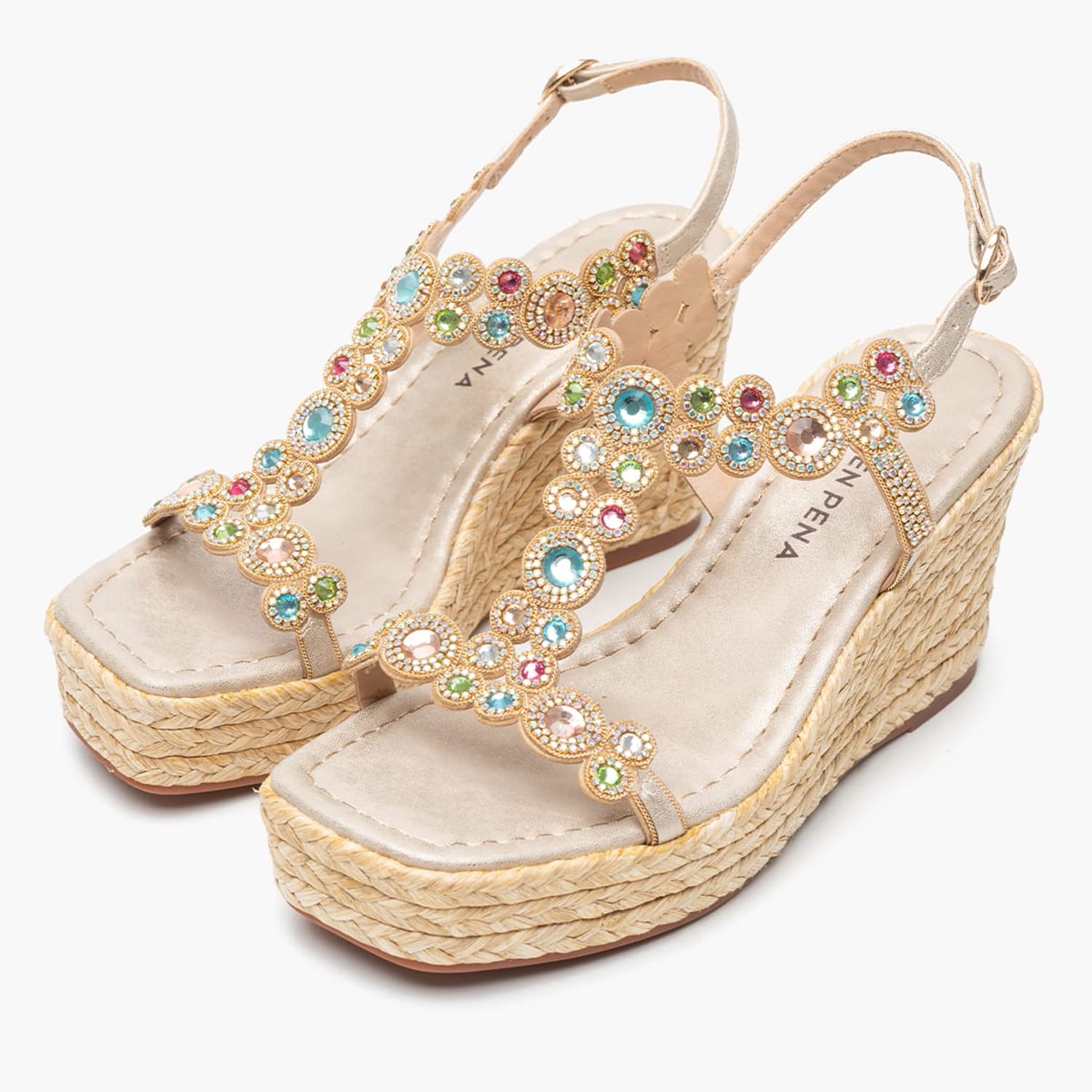Women Platforms High V2551267 Platinum Leather Alma En Pena Women Platforms High V2551267 Platinum Leather Alma En Pena