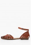 Γυναικεία Flats 7001 Ταμπά Δέρμα Porronet