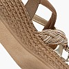 Women Platforms Low 7052 Gold Leather Porronet Women Platforms Low 7052 Gold Leather Porronet