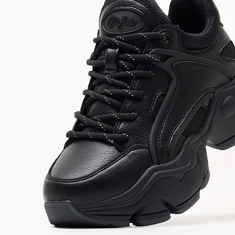 Women Casual Shoes Binary.C.Lth Black ECOleather Buffalo