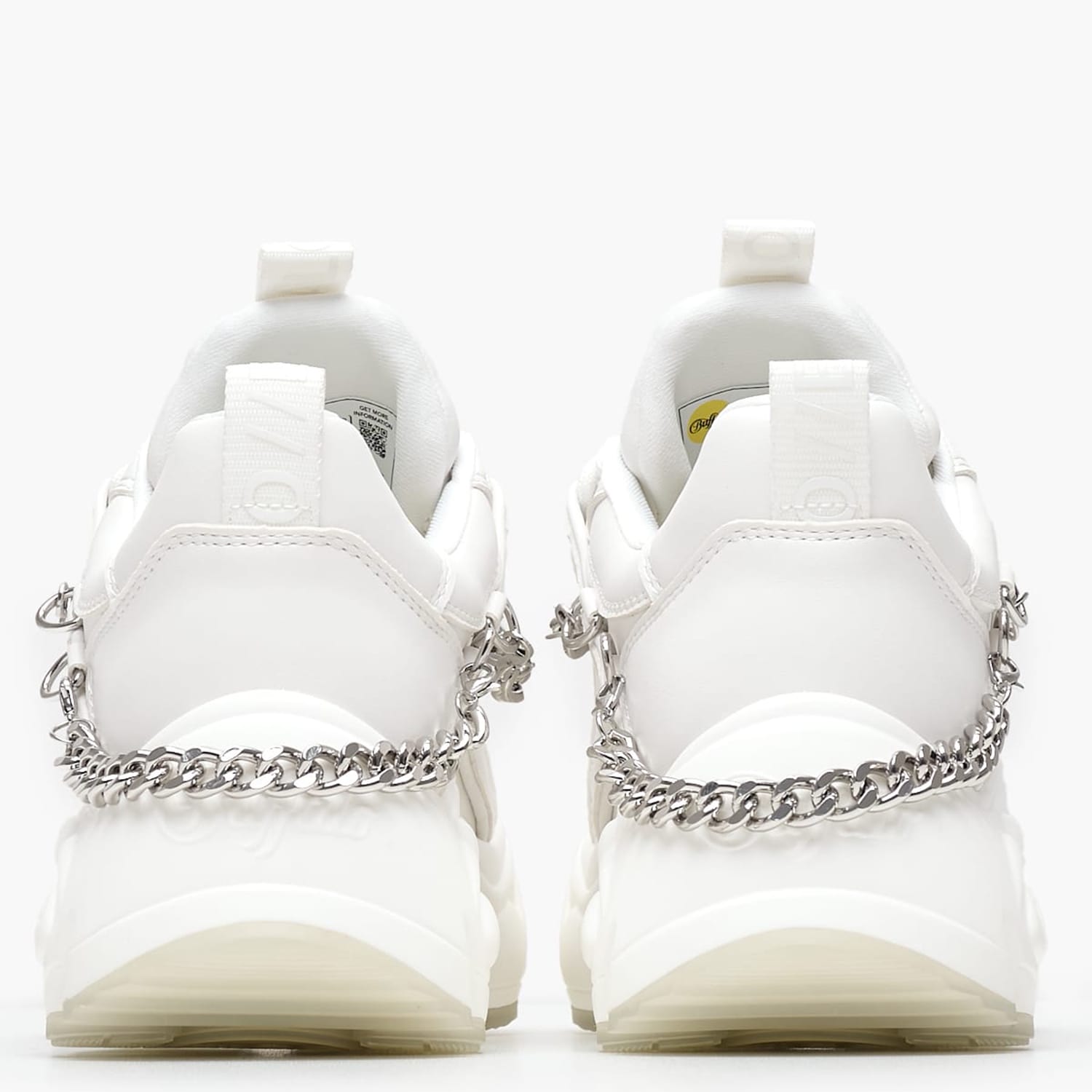 Γυναικεία Παπούτσια Casual Binary.Chain3.0 Άσπρο ECOleather Buffalo Γυναικεία Παπούτσια Casual Binary.Chain3.0 Άσπρο ECOleather Buffalo