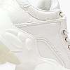 Γυναικεία Παπούτσια Casual Binary.Glam Άσπρο ECOleather Buffalo Γυναικεία Παπούτσια Casual Binary.Glam Άσπρο ECOleather Buffalo