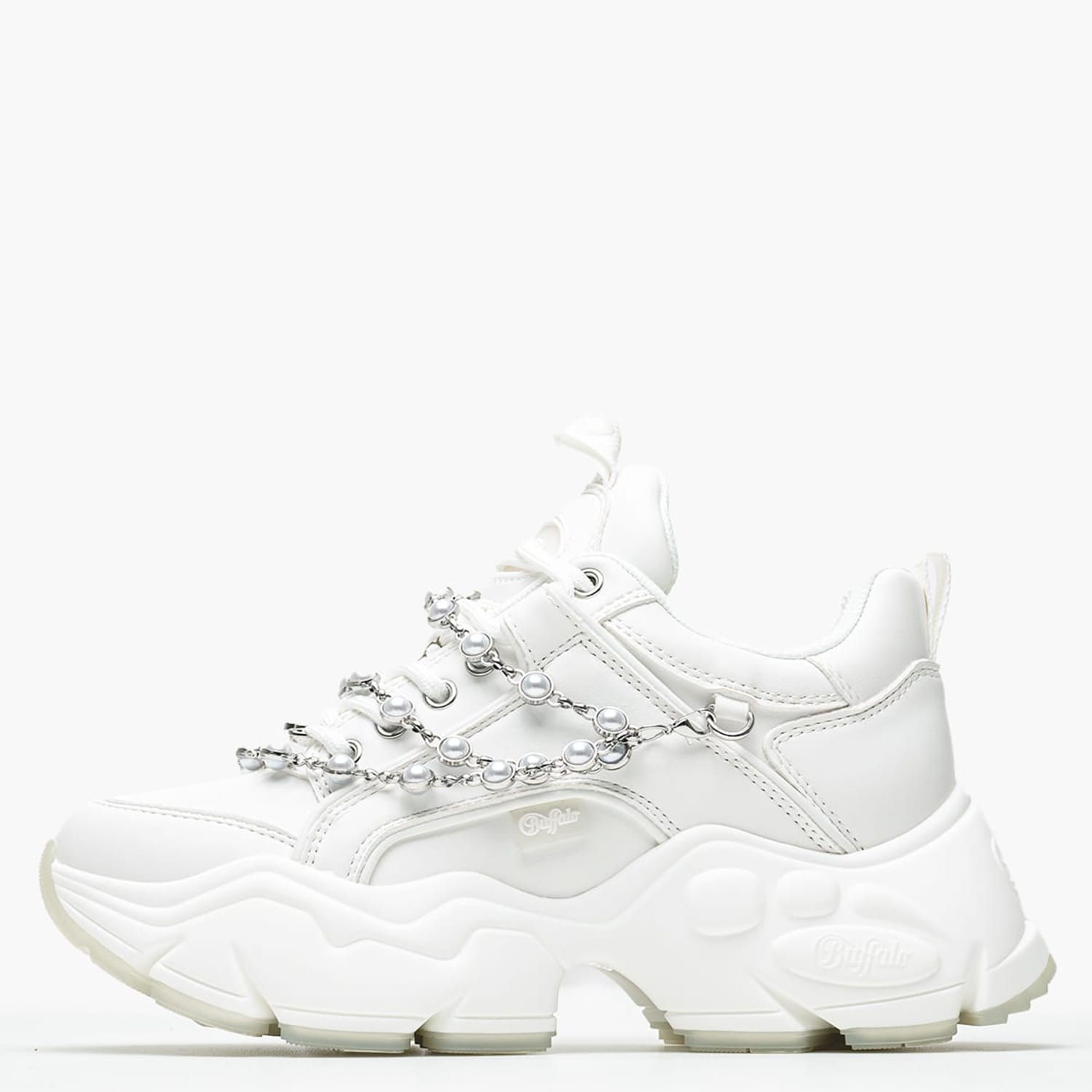 Γυναικεία Παπούτσια Casual Binary.Pearl Άσπρο ECOleather Buffalo