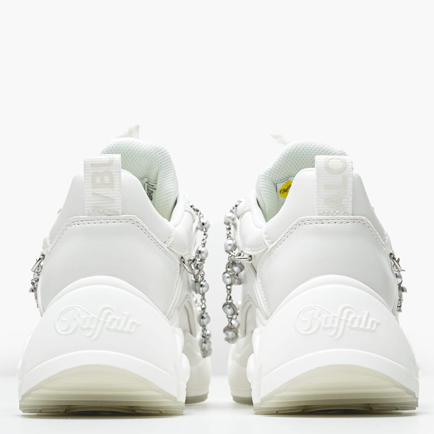 Γυναικεία Παπούτσια Casual Binary.Pearl Άσπρο ECOleather Buffalo Γυναικεία Παπούτσια Casual Binary.Pearl Άσπρο ECOleather Buffalo