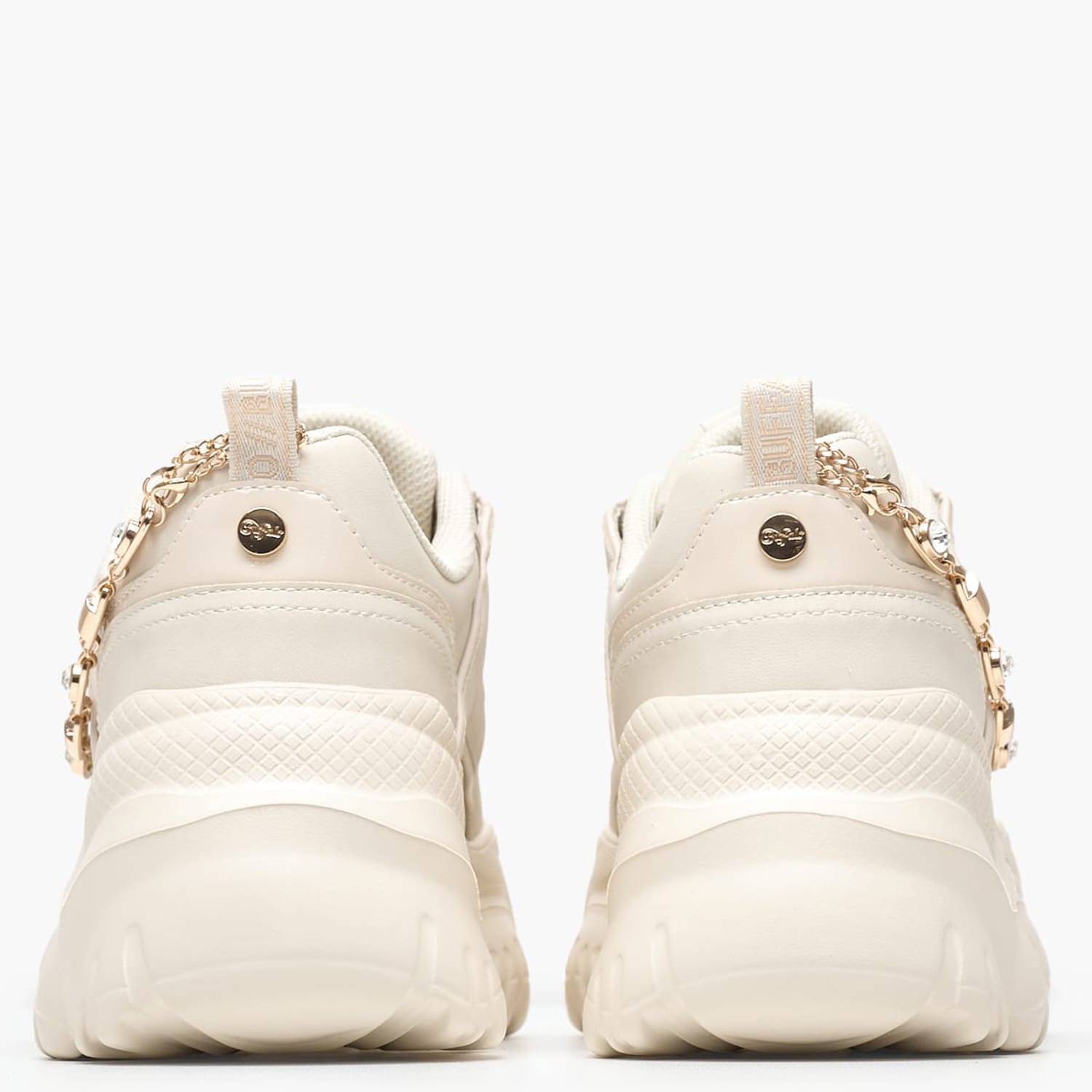Γυναικεία Παπούτσια Casual Bliss.Chain Μπεζ ECOleather Buffalo Γυναικεία Παπούτσια Casual Bliss.Chain Μπεζ ECOleather Buffalo