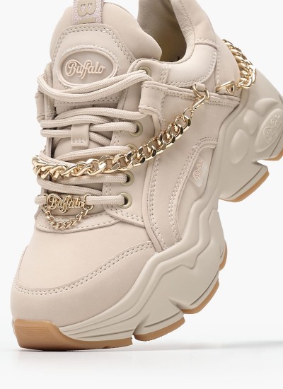 Γυναικεία Παπούτσια Casual Orcus Μπεζ ECOleather Buffalo
