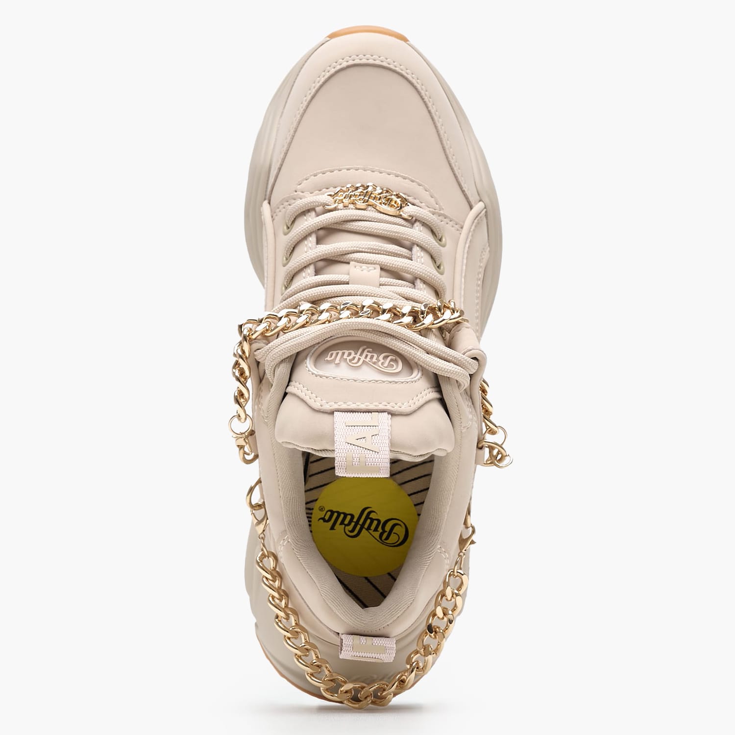 Γυναικεία Παπούτσια Casual Bnr.Chain3.0 Μπεζ ECOleather Buffalo Γυναικεία Παπούτσια Casual Bnr.Chain3.0 Μπεζ ECOleather Buffalo