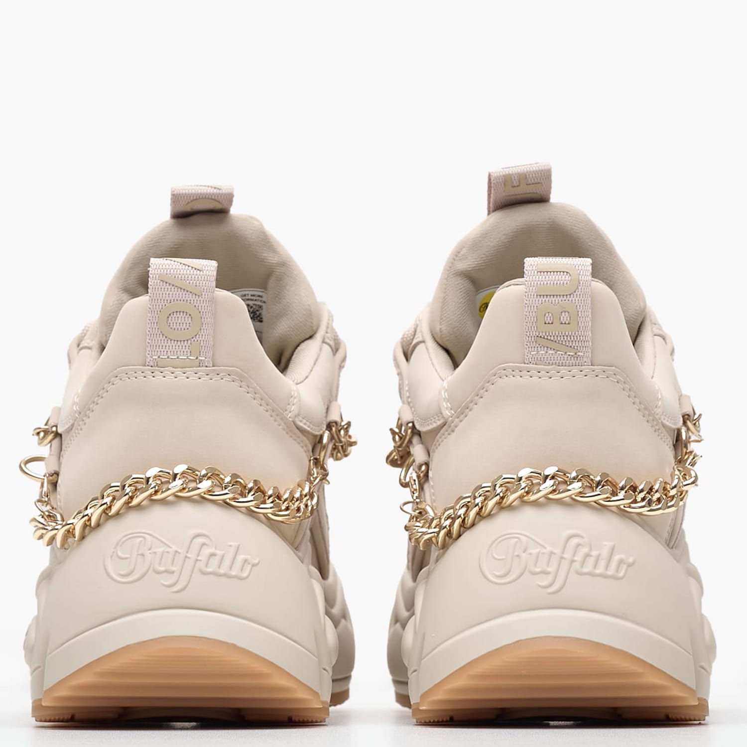 Γυναικεία Παπούτσια Casual Bnr.Chain3.0 Μπεζ ECOleather Buffalo Γυναικεία Παπούτσια Casual Bnr.Chain3.0 Μπεζ ECOleather Buffalo
