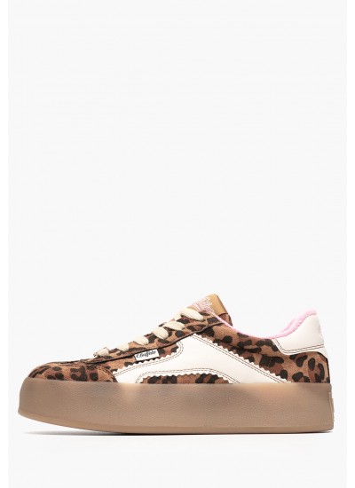 Women Casual Shoes Cajo Leopard ECOleather Buffalo