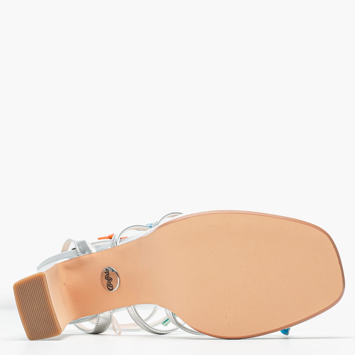 Γυναικεία Πέδιλα June.Butterfly Ασημί ECOleather Buffalo Γυναικεία Πέδιλα June.Butterfly Ασημί ECOleather Buffalo