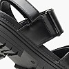 Γυναικεία Πέδιλα Lennox.Snd Μαύρο ECOleather Buffalo Γυναικεία Πέδιλα Lennox.Snd Μαύρο ECOleather Buffalo