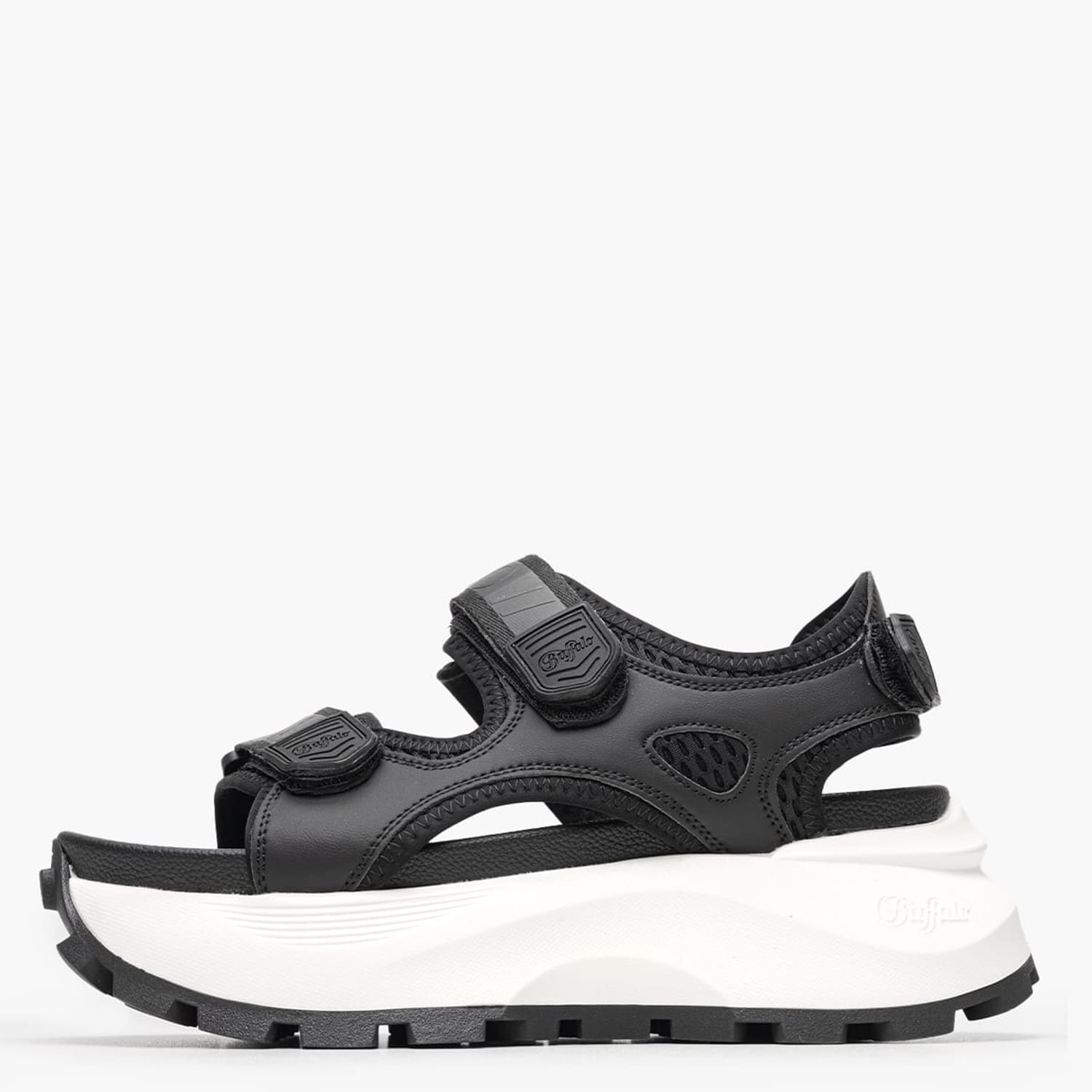 Γυναικείες Πλατφόρμες Χαμηλές Manhatten Μαύρο ECOleather Buffalo