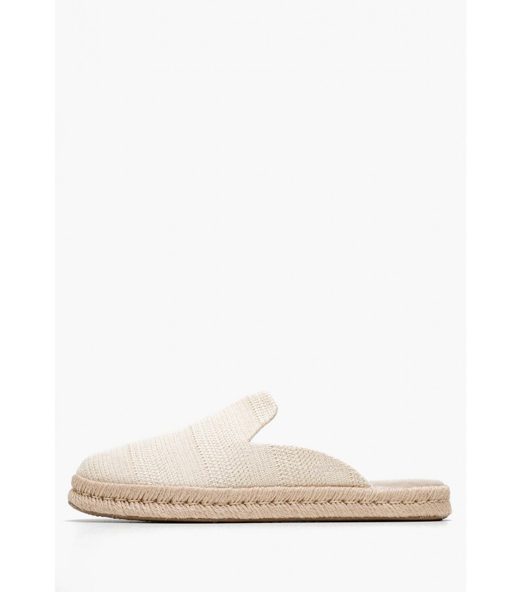 Γυναικεία Mules Santiago.Mule Μπεζ Ύφασμα Toms Γυναικεία Mules Santiago.Mule Μπεζ Ύφασμα Toms