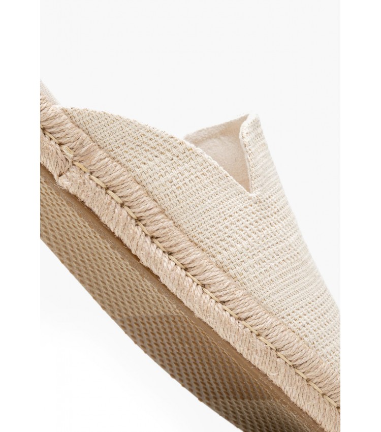 Γυναικεία Mules Santiago.Mule Μπεζ Ύφασμα Toms Γυναικεία Mules Santiago.Mule Μπεζ Ύφασμα Toms