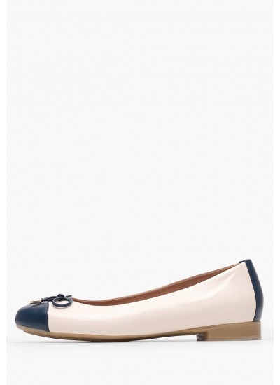 Γυναικείες Μπαλαρίνες Elastic.Ballerina Μαύρο Δέρμα Tommy Hilfiger