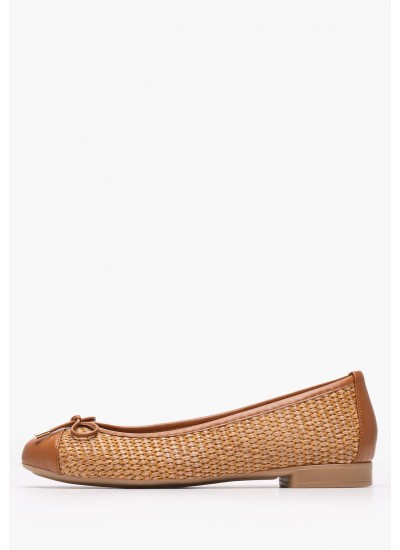 Γυναικείες Μπαλαρίνες Elastic.Ballerina Μαύρο Δέρμα Tommy Hilfiger