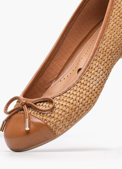 Γυναικείες Μπαλαρίνες Elastic.Ballerina Μαύρο Δέρμα Tommy Hilfiger