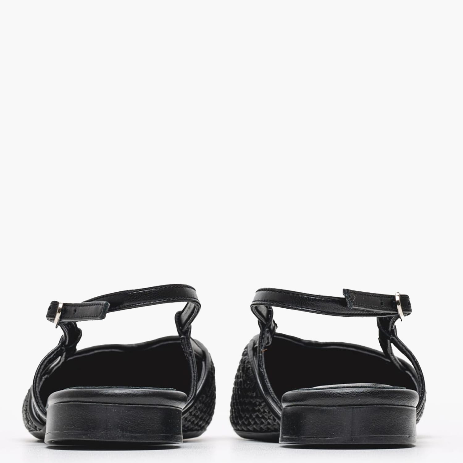 Γυναικεία Flats Julia Μαύρο Ψάθα Mortoglou Γυναικεία Flats Julia Μαύρο Ψάθα Mortoglou