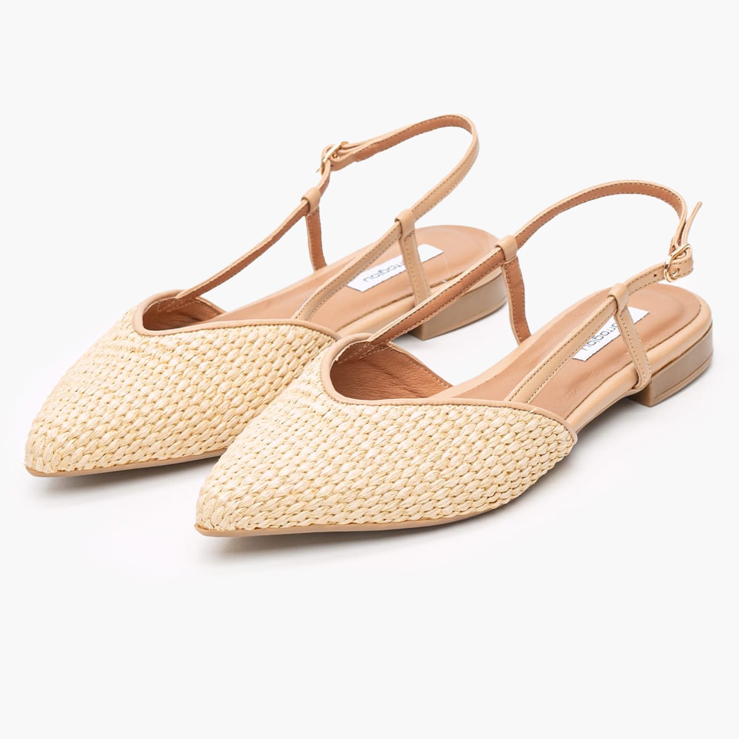 Γυναικεία Flats Julia Μπεζ Ψάθα Mortoglou Γυναικεία Flats Julia Μπεζ Ψάθα Mortoglou