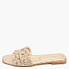 Γυναικεία Flats Hilda Πλατίνα ECOleather Mortoglou Γυναικεία Flats Hilda Πλατίνα ECOleather Mortoglou