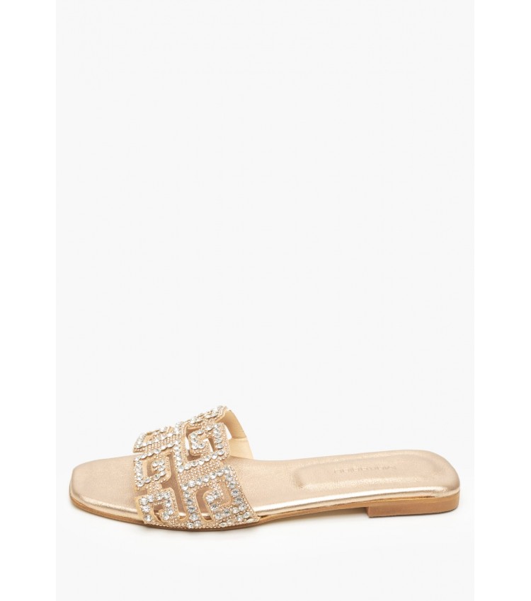Γυναικεία Flats Hilda Πλατίνα ECOleather Mortoglou Γυναικεία Flats Hilda Πλατίνα ECOleather Mortoglou