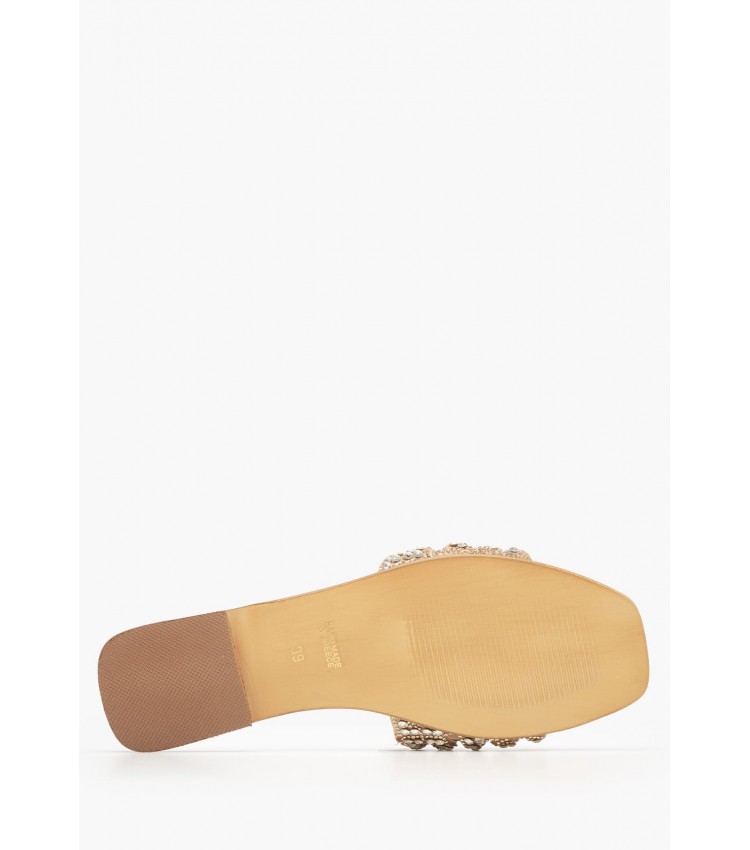 Γυναικεία Flats Hilda Πλατίνα ECOleather Mortoglou Γυναικεία Flats Hilda Πλατίνα ECOleather Mortoglou