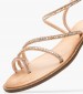 Γυναικεία Flats Jiani Μπρονζέ Strass Mortoglou Γυναικεία Flats Jiani Μπρονζέ Strass Mortoglou
