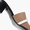 Women Mules Krystena Taupe Leather Mortoglou