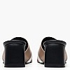 Women Mules Krystena Taupe Leather Mortoglou