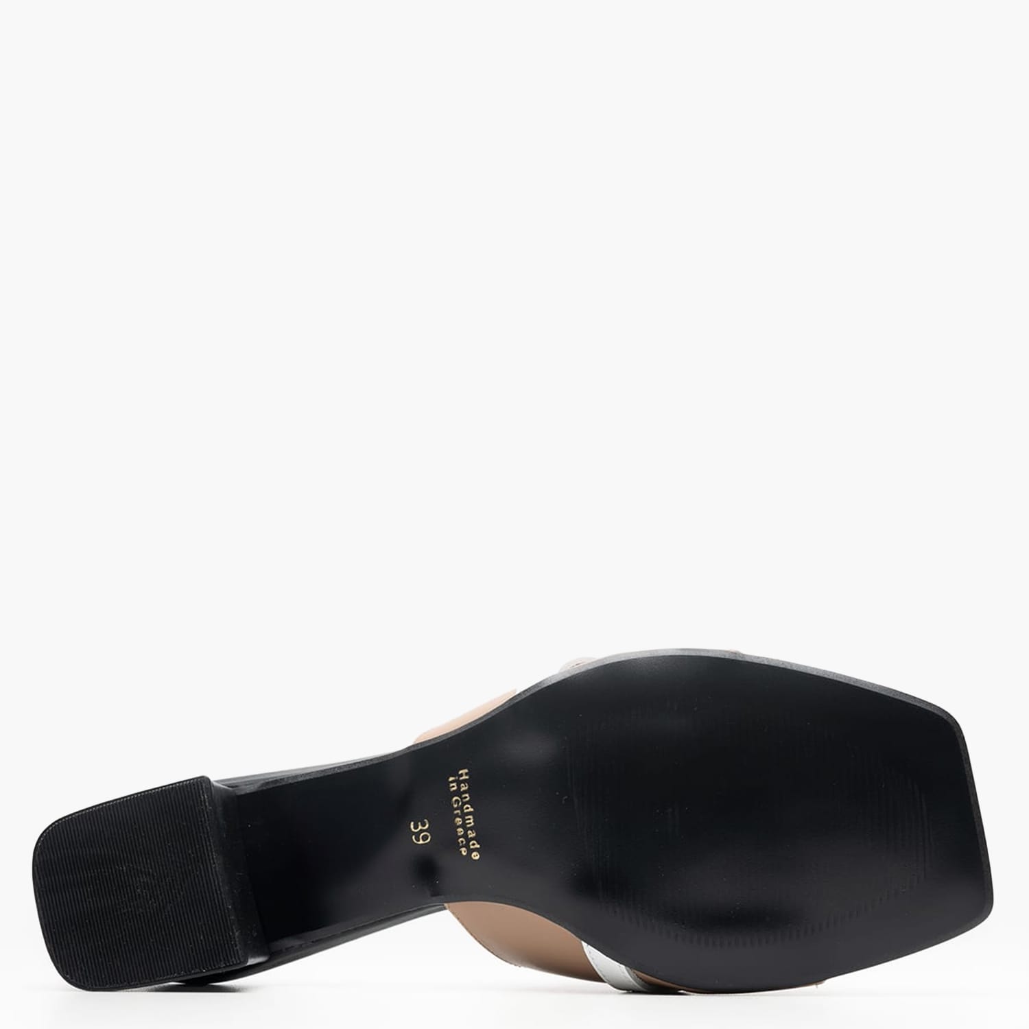Women Mules Krystena Taupe Leather Mortoglou