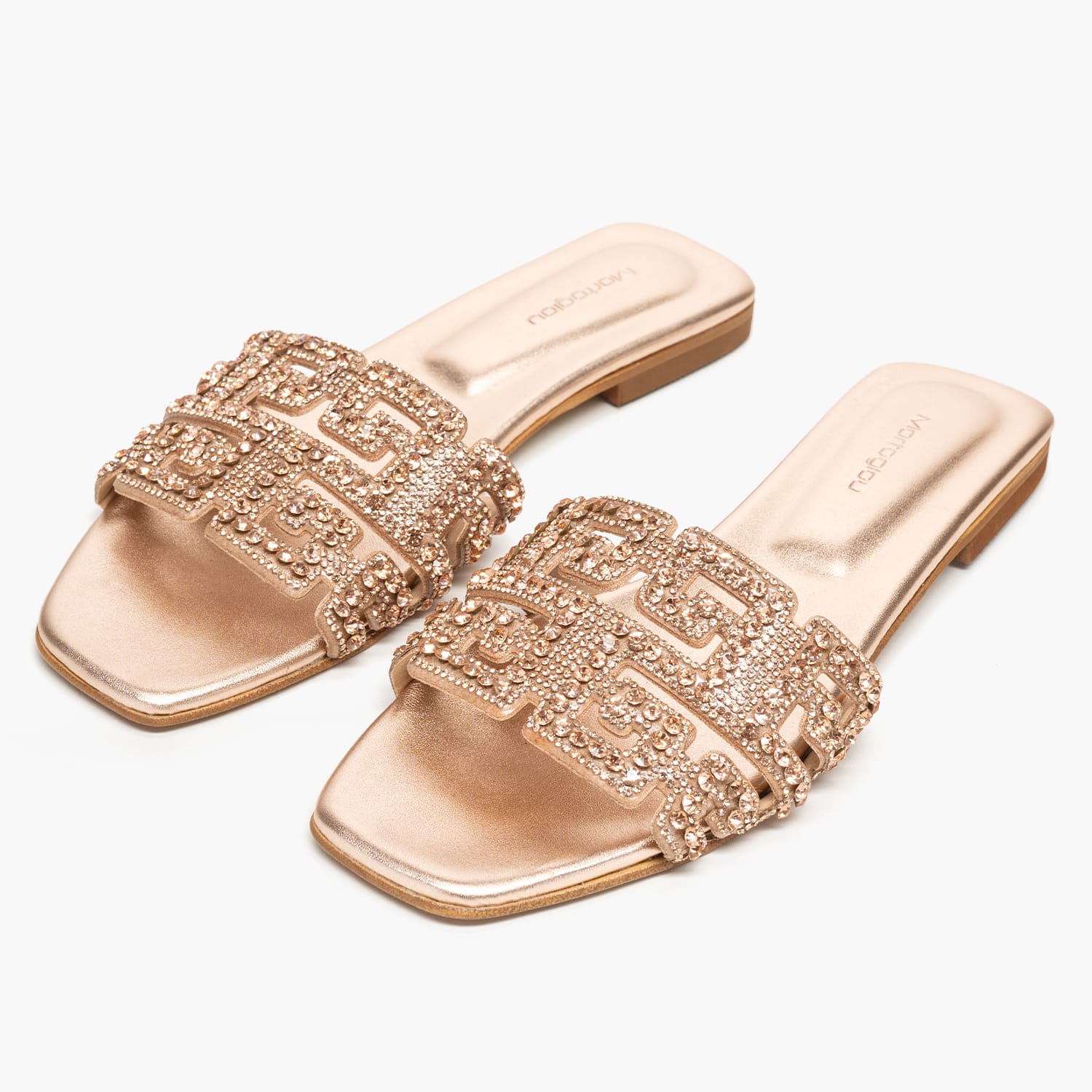 Mortoglou Lydia Γυναικείo Flat Mortoglou Lydia-Bronze