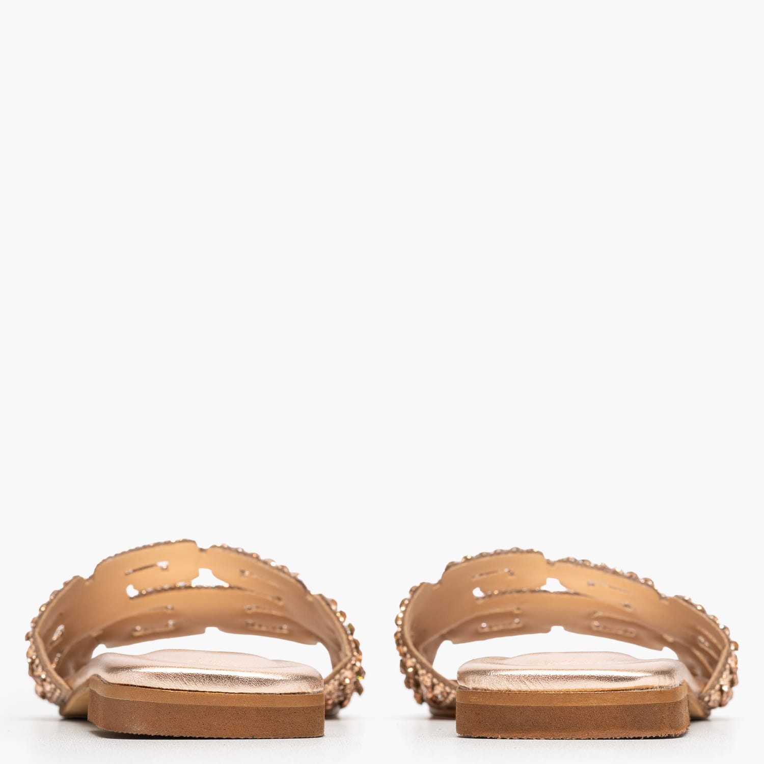 Mortoglou Lydia Γυναικείo Flat Mortoglou Lydia-Bronze