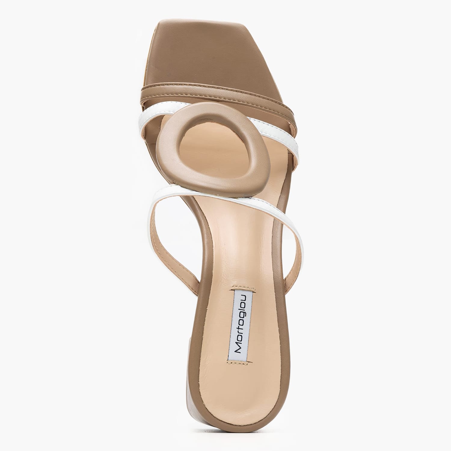 Women Mules Quin Taupe Leather Mortoglou Women Mules Quin Taupe Leather Mortoglou