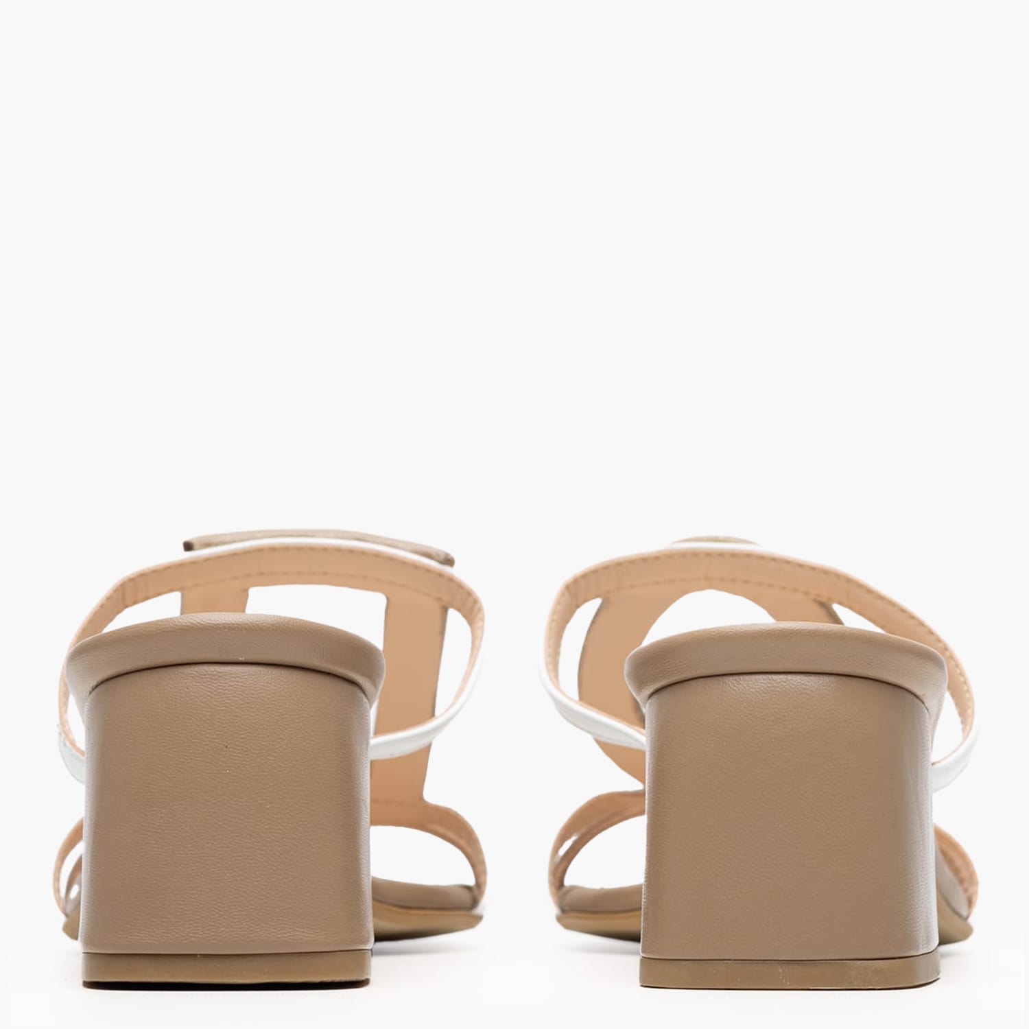 Women Mules Quin Taupe Leather Mortoglou Women Mules Quin Taupe Leather Mortoglou