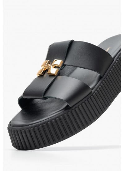 Γυναικεία Μοκασίνια 24791 Μαύρο ECOleather Tamaris