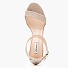 Women Sandals Zizele Beige Fabric Mortoglou Women Sandals Zizele Beige Fabric Mortoglou