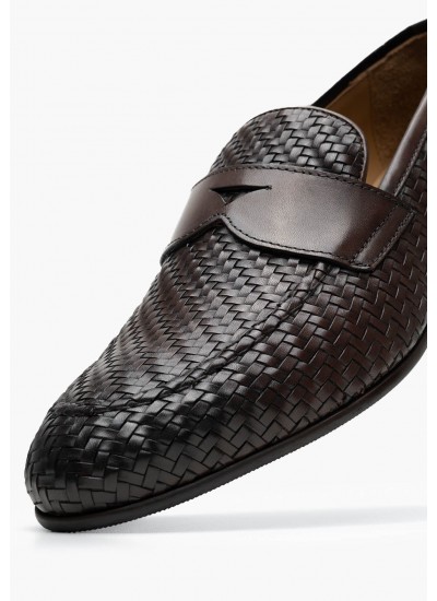 Ανδρικά Μοκασίνια Waxy2.Polaris Καφέ Δέρμα Sebago