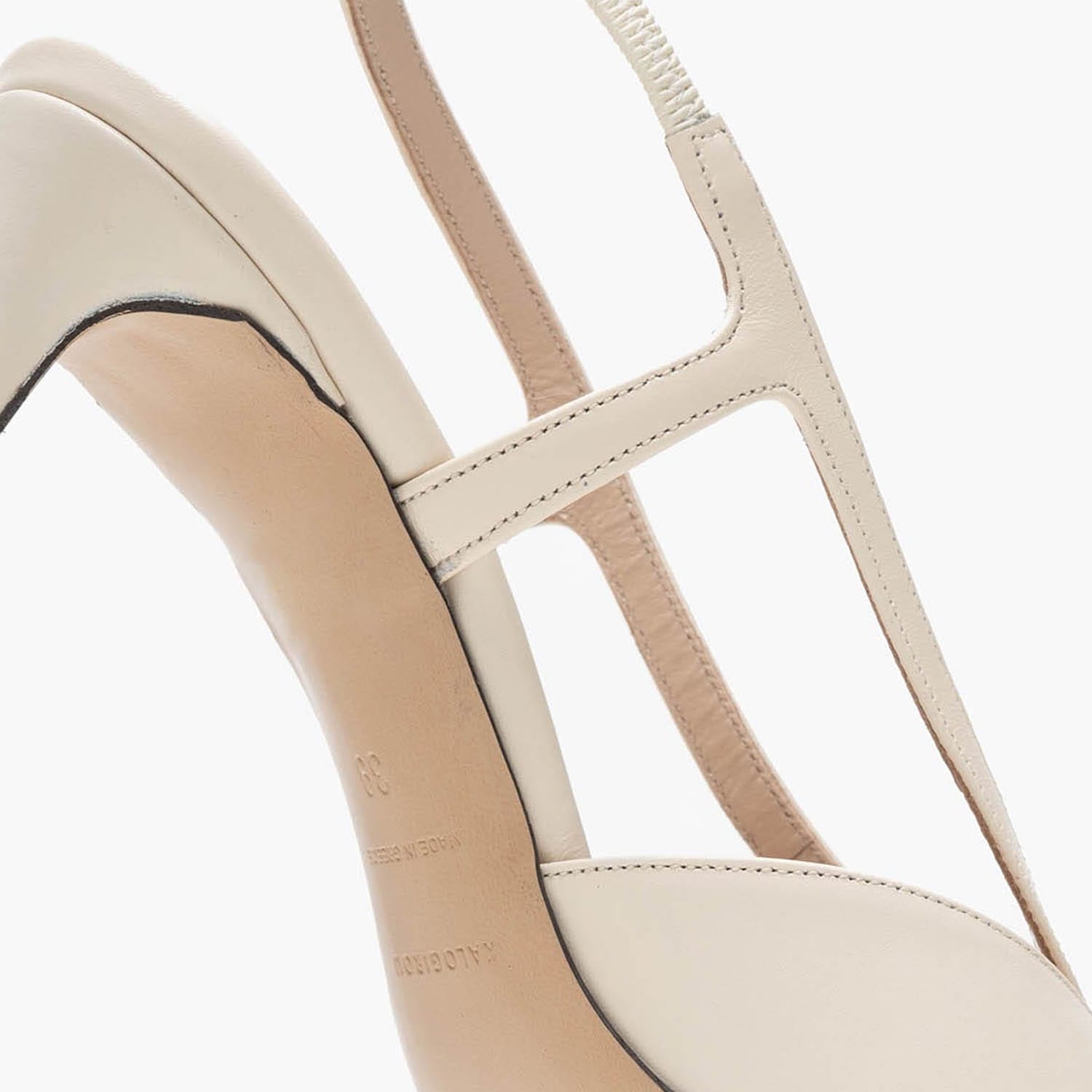 Γόβες & Slingbacks Χαμηλές Kalogirou Onty-Beige