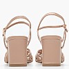 Women Sandals Rivoli4 Beige Leather Kalogirou Women Sandals Rivoli4 Beige Leather Kalogirou