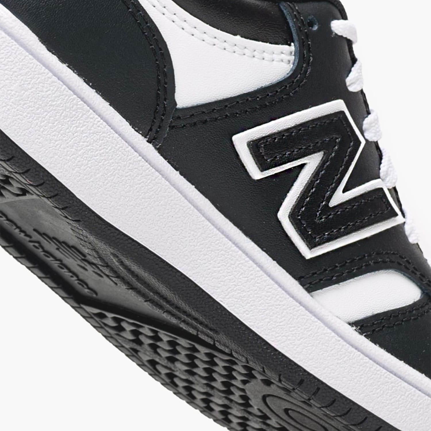 Παιδικά Παπούτσια Casual 480.Bw Μαύρο Δέρμα New Balance Παιδικά Παπούτσια Casual 480.Bw Μαύρο Δέρμα New Balance
