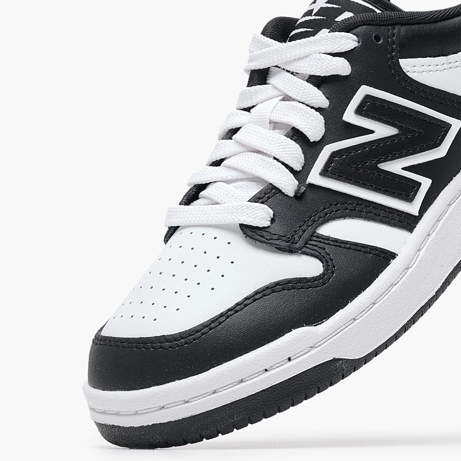 Παιδικά Παπούτσια Casual 480.B Μαύρο Δέρμα New Balance