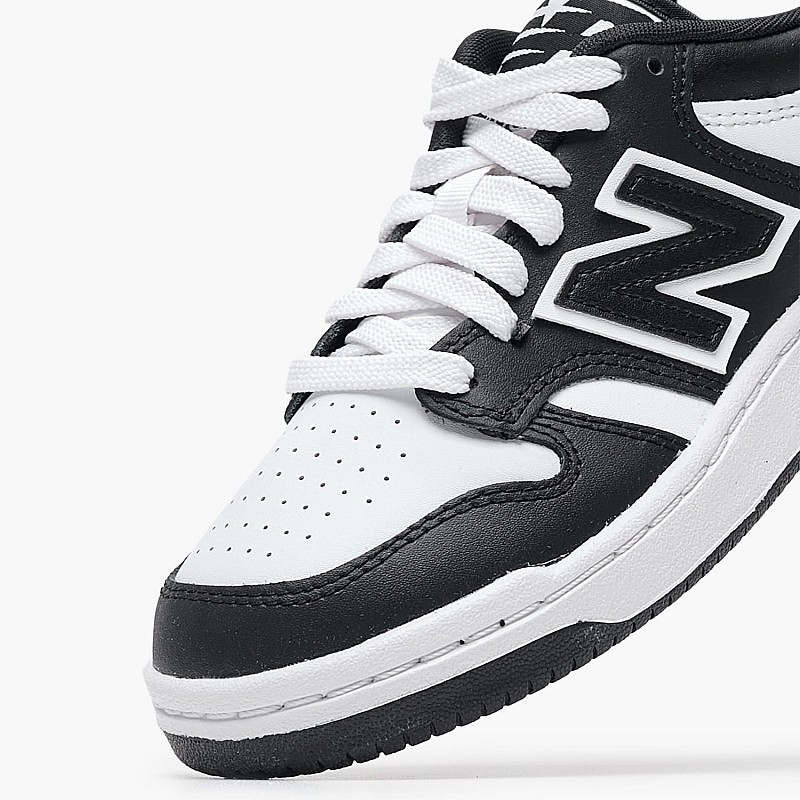 Παιδικά Παπούτσια Casual 480.B Μαύρο Δέρμα New Balance
