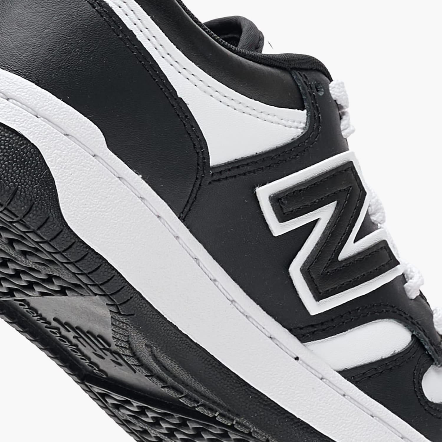Παιδικά Παπούτσια Casual 480.B Μαύρο Δέρμα New Balance Παιδικά Παπούτσια Casual 480.B Μαύρο Δέρμα New Balance